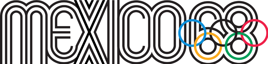 "Logo for 1968 Olympics in Mexico"